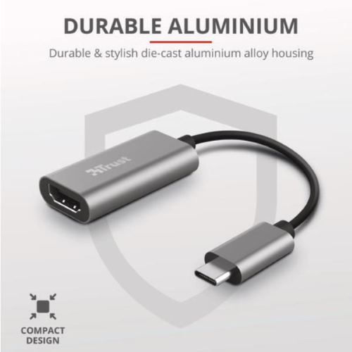 TRUST ADATTATORE DALYX USB-C HDMI